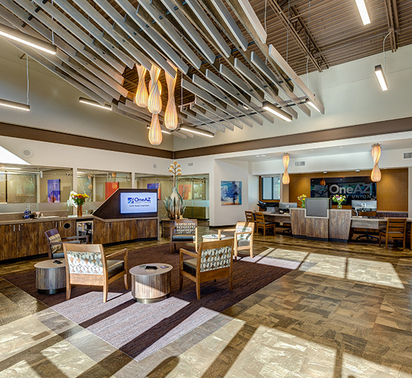 OneAZ Credit Union Oro Valley branch - interior 2