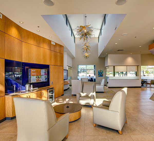 OneAZ Credit Union North Scottsdale branch - interior 2