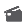 grey credit cards icon