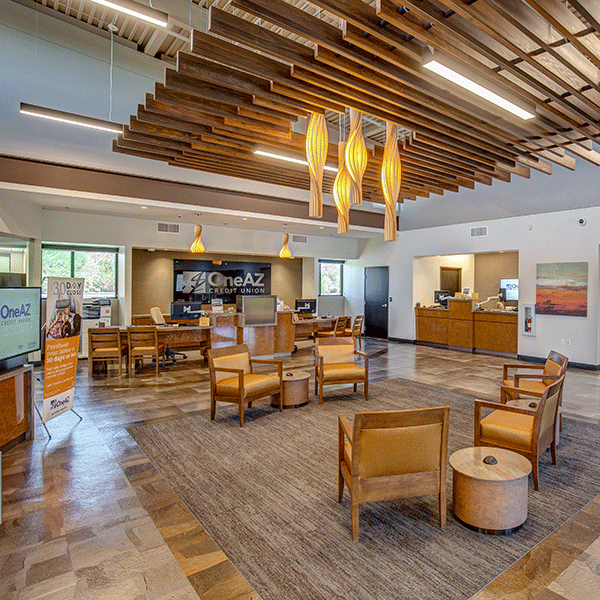 OneAZ Credit Union Happy Valley branch - interior 1