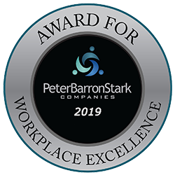 Award for Workplace Excellence - 2019 - PeterBarronStark Companies