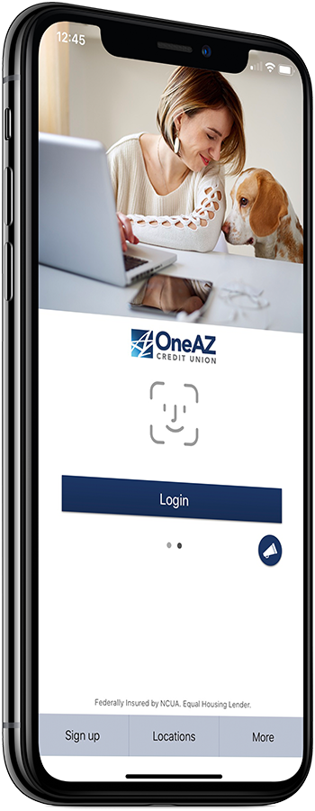 myOneAZcu app login screen