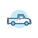 used auto - pickup truck icon