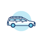 used auto - station wagon icon