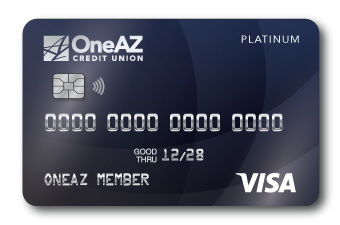 VISA® Platinum credit card from OneAZ Credit Union