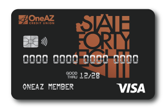 Visa State Forty Eight credit card from OneAZ Credit Union
