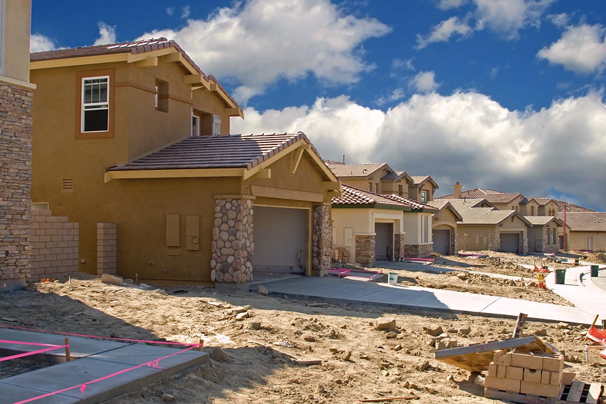 new neighborhood under construction in Arizona