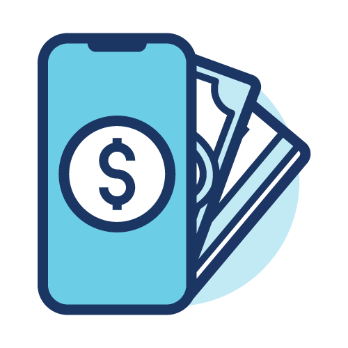 mobile wallet icon