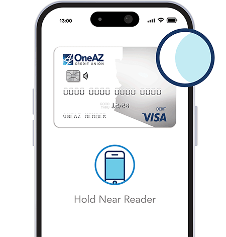 digital wallet on the OneAZ Mobile Banking app