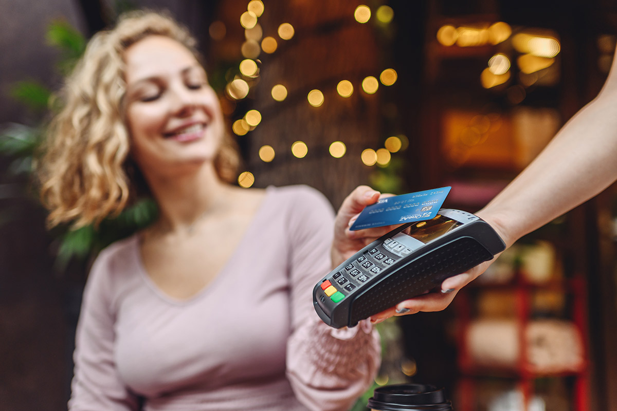 paying with a Choice Rewards credit card