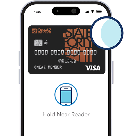 digital wallet on the OneAZ Mobile Banking app
