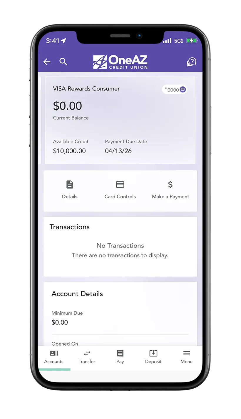 card controls