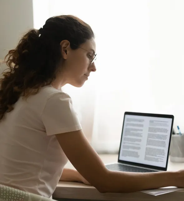 Womanon Her Laptop (2)