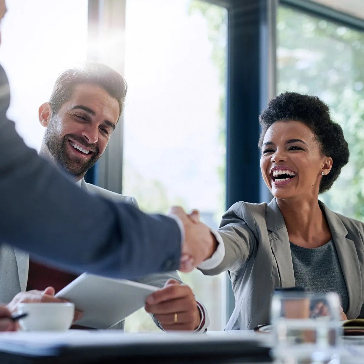 Business Partners Shaking Hands 1200X1200